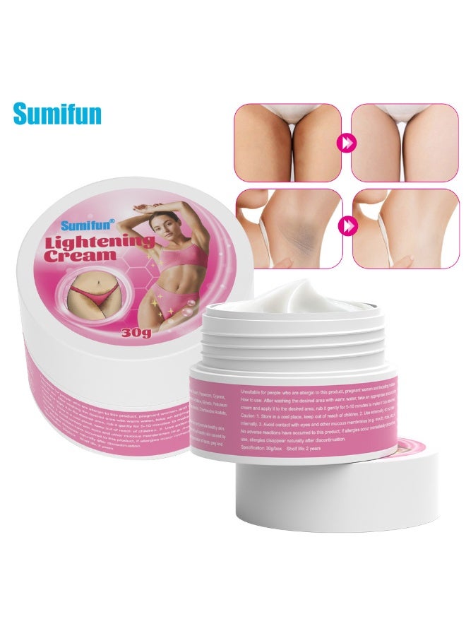 Sumifun Lightening Cream for Women and Men 30g, Multi-Purpose Cream for Underarm, Joint and Intimate Areas, Supports Even Skin Tone, Smooth and Nourished Skin - Image 1